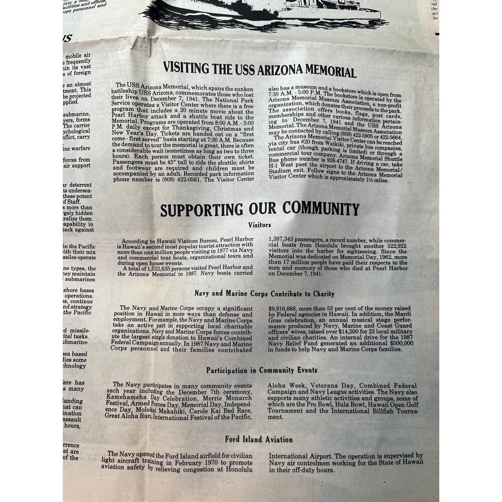 Vintage Pearl Harbor Honolulu Star Reproduction/Reprint Newspaper - Picture 7 of 9